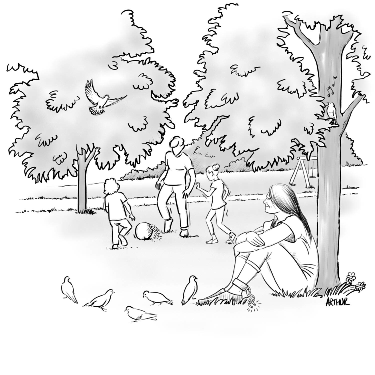 illustratie van arthur wichbout
